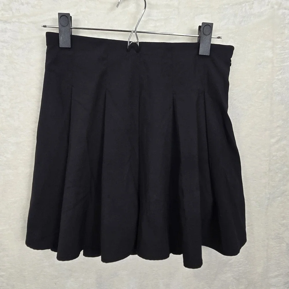 J. Crew Size XS Pleated Active Skort Womens's Activewear Black‎ Skirt shorts